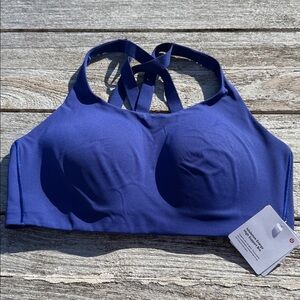 Lululemon Energy Bra High Support deep sea blue size 38 D nwt
